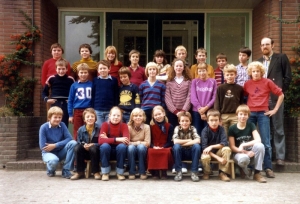 F553 1980-1981 Klas 6b meester Lieverdink